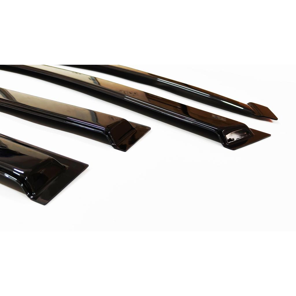 Window Visor for Toyota Prado FJ150 2009-2023 | 4pcs Rain Guard Wind Deflector | Car Weather Shield Accessory