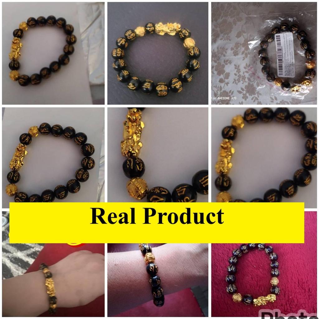 Brățară cu Margele Amuletă Thai Pixiu Femei Budist Retro Vintage Protecție Farmec Talisman Puternic Bani Avere Succes Sănătate Norocos Bijuterii Reproduct