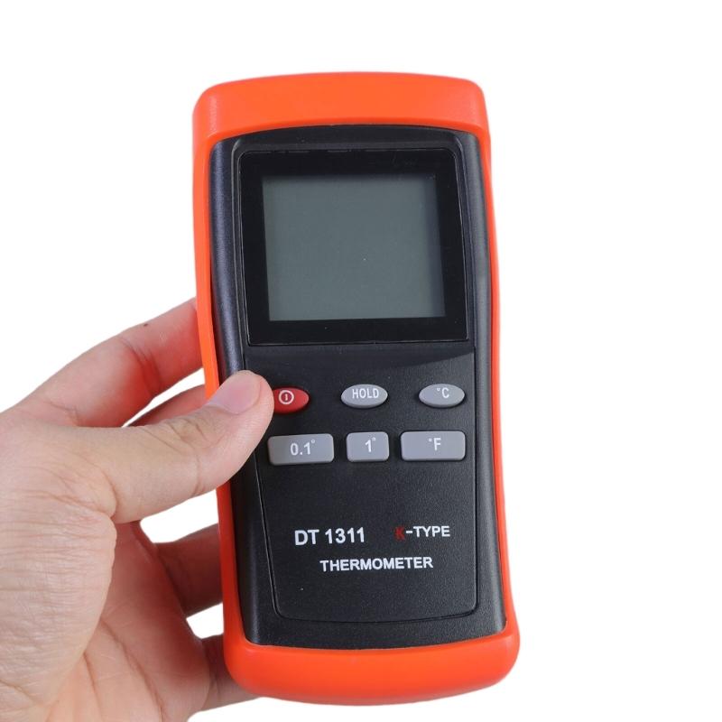 Hochpräzise Thermoelement-Thermometer vom Typ K, batteriebetriebene Kontakttemperatursensoren für industrielle Labore