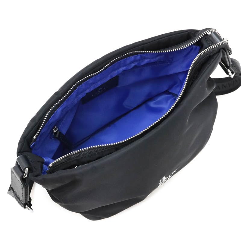 LANVIN COLLECTION Plie Bag Black Shoulder Bag 61-6030 Women's