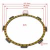 5 PCS Motorcycle Friction Clutch Disc Plates For Kawasaki KX 60 1983-2000 KX65 2000- KDX 80 Mini 82-88 KX80 Mini 81-84