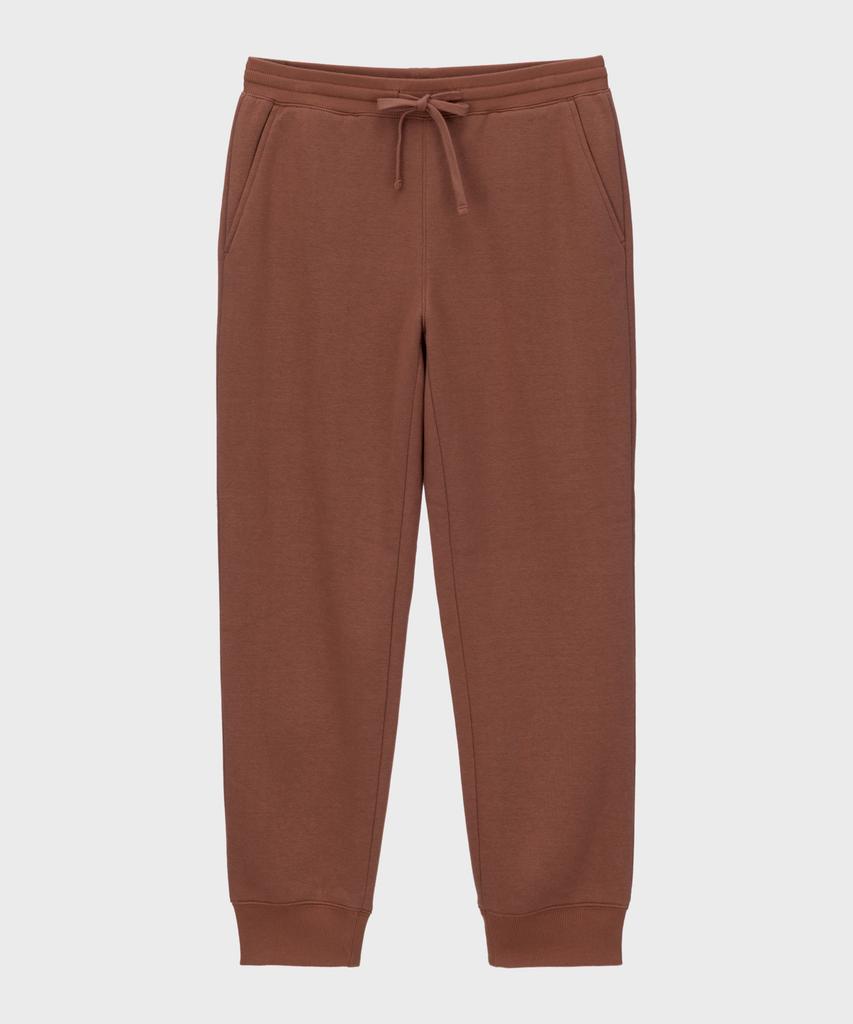 BASIC HOUSE Women'S Cp Terry Bonded Fleece-Lined Jogger Pants Brick Lwpt7251