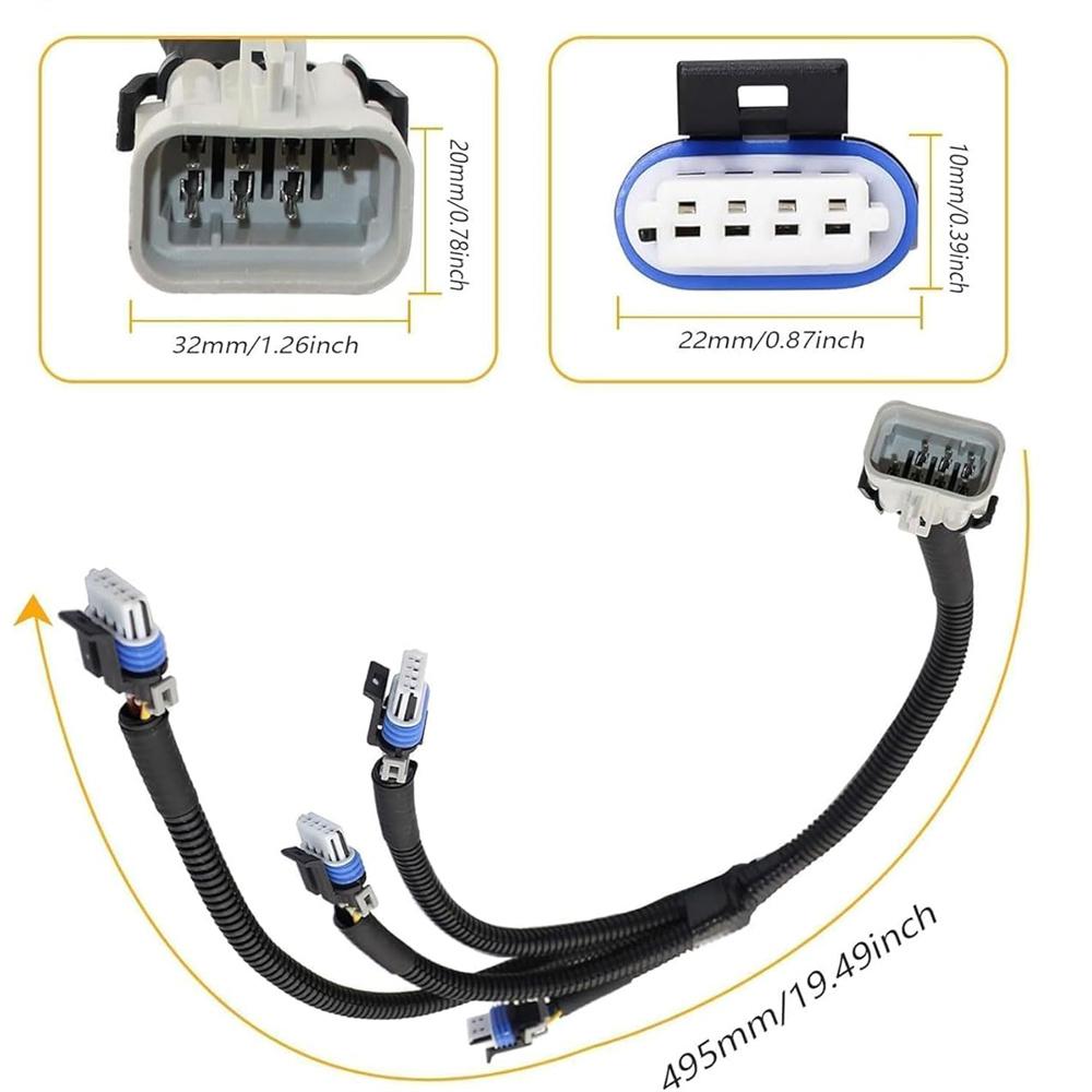 2Pcs Ignition Coil Harness Connector DAC044 for LQ9/LQ4/LS2/LS7/LSX