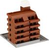TOMYTEC TOMIX N Gauge Mansion Brown 4234 Materiały do dioramy
