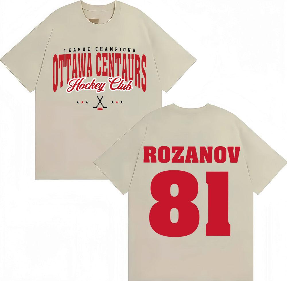 TV Heated Rivalry Ilya Rozanov 81 Graphic T Shirts Fashion Retro Short Sleeve Unisex Women Oversized Cotton Tshirt