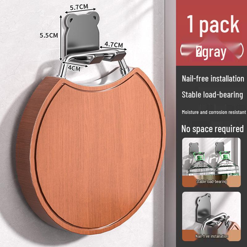 

Многофункциональная кухонная полка без сверления: Органайзер для разделочных досок, подставка для кастрюль и крючки для хранения