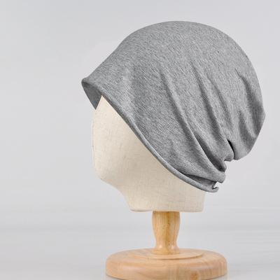 Winter Men Knitted Hat Stretchy Single Layer Solid Color Ear Protection Hip Hop Warm Daily Wear Cap Outdoor Piled Cap