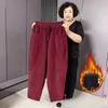 Plus Velvet Thickened Harem Pants Winter Ladies Pants Loose Large Size Casual Harem Pants