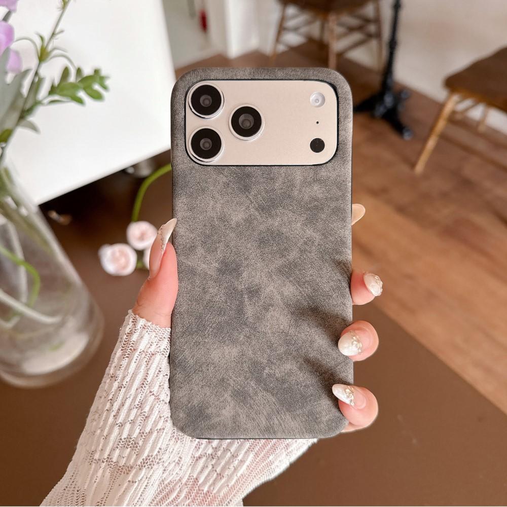 Retro Sheepskin Leather Case For For Iphone 17 Air 16 1 14 13 12 11 Pro Max Plus Business Matte Shockproof Borderless Cooling Cover