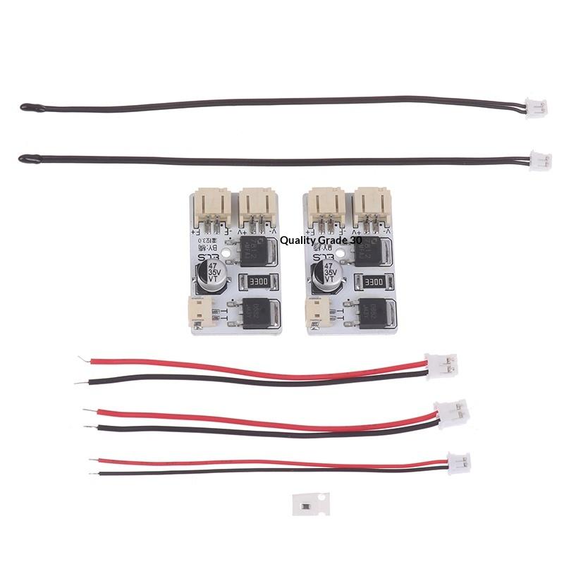 Diy Fan Temperature Control Board Fan Speed Control Step-Down Board Automatic Fan Controller No Welding Diy Pcb Module