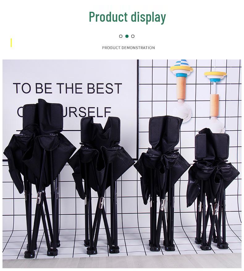 Chaise de Camping Pliante Portable d'Extérieur avec Logo Personnalisé - Parfaite pour la Pêche, le Croquis et les Sorties Printanières