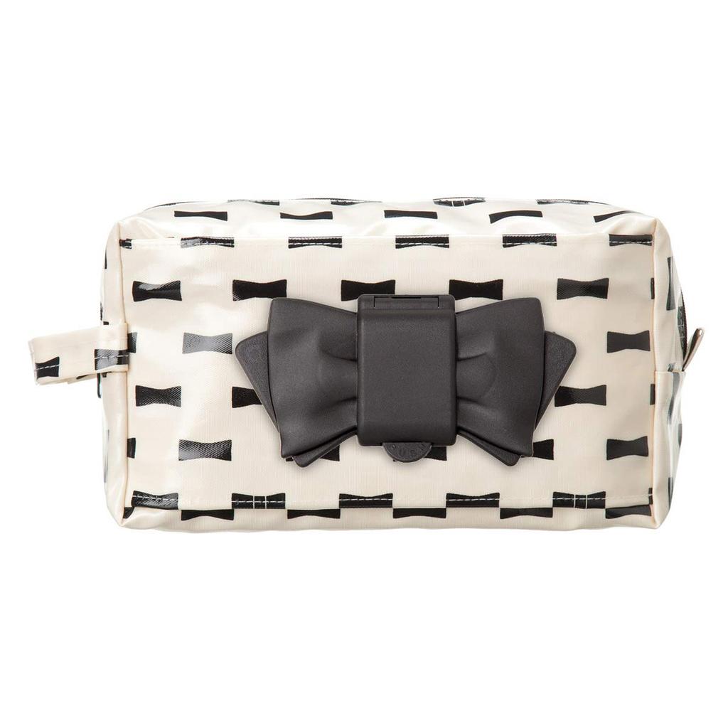 Save 20 Seconds On Diaper Changes with This Ecriture Small Diaper Deodorizing Easy Storage for Diapers and Wipes with Black Ribbon Pouch, &