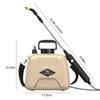 5L Battery Powered Sprayer with 3 Mist Nozzles Rechargeable Retractable Wand Water Sprayer with Shoulder Strap for Gardening
