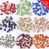 Large Round Colored Pointed Back Glass Rhinestones for DIY Phone Cases and Nail Art.
