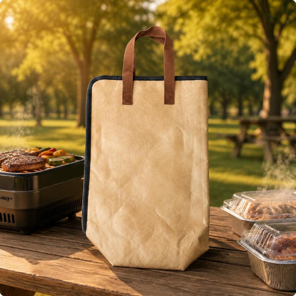 Barbecue Thermal Bag Large Capacity Bbq Food Bag Easy To Clean Zipper Closure For Travel