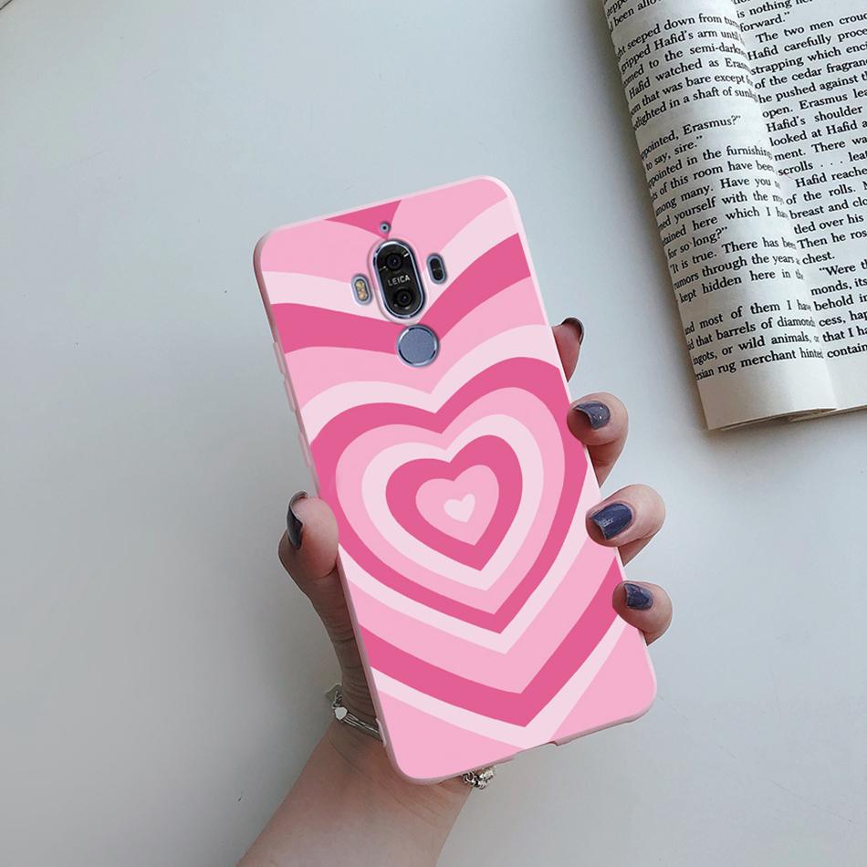 Silicone Case for Huawei Mate 9 10 Pro Soft TPU Protective Cute Butterfly Flower Phone Back Cover Mate9 Mate10 10Pro Case Fundas