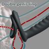 Vibrační dildo pro páry Dvojitý prsten na penis Pár Flirtování Orgasmus Masáž bodu G Vagina Vaginální stimulace Sexuální hračky pro dospělé