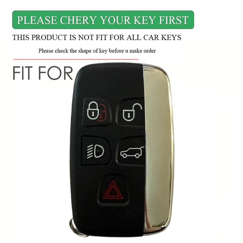 New Silicone Car Key Case Cover For Land Rover Range Rover Sport Velar Evoque Freelander2 Discovery Jaguar Xf Xj Xjl Xe