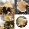 Chapeau seau naturel Roykel pour femme avec sangle réglable