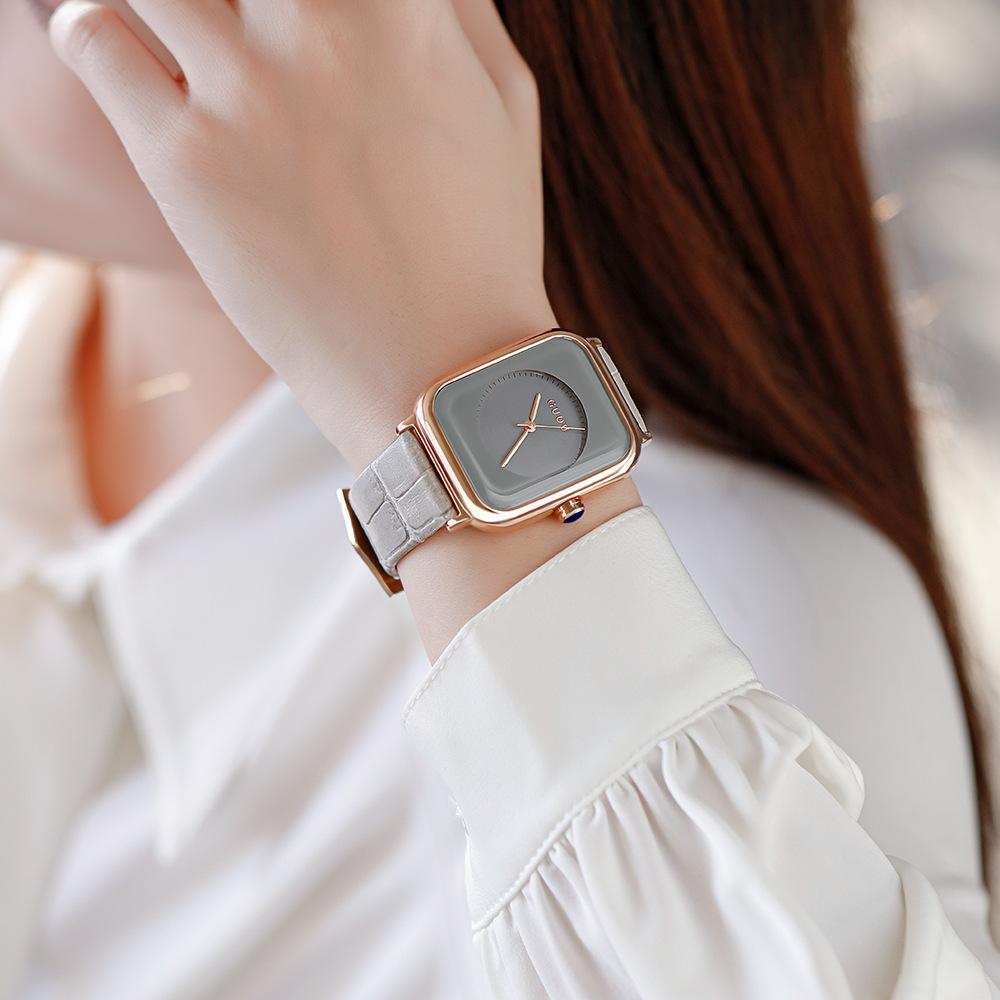 

Женские часы, универсальные, модные, квадратные темпераментные поясные часы, простые и унисекс кварцевые часы, женские часы