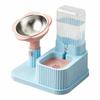 2-in-1 Pet Bowl Adjustable Height Automatic Water Dispenser Cat Water Food Bowl  Cat Feeding