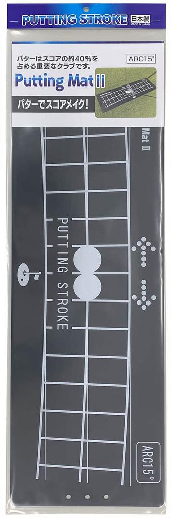 Nissen Polytech Putting Mat LL for Practice Made in Japan Black 70 x 23cm Approx.