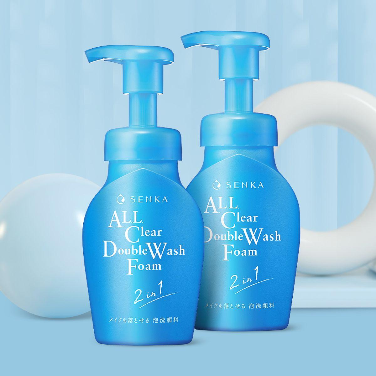 All Clear Double Wash Foam 150ml x 2