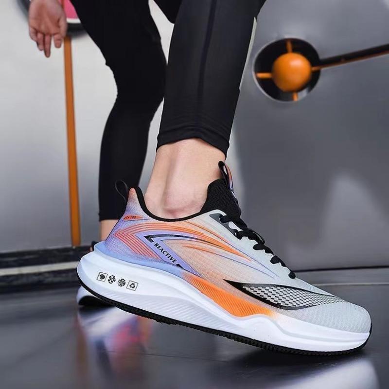 Men's shoes, sports shoes, men's spring new soft-soled shock-absorbing breathable running shoes, student training shoes