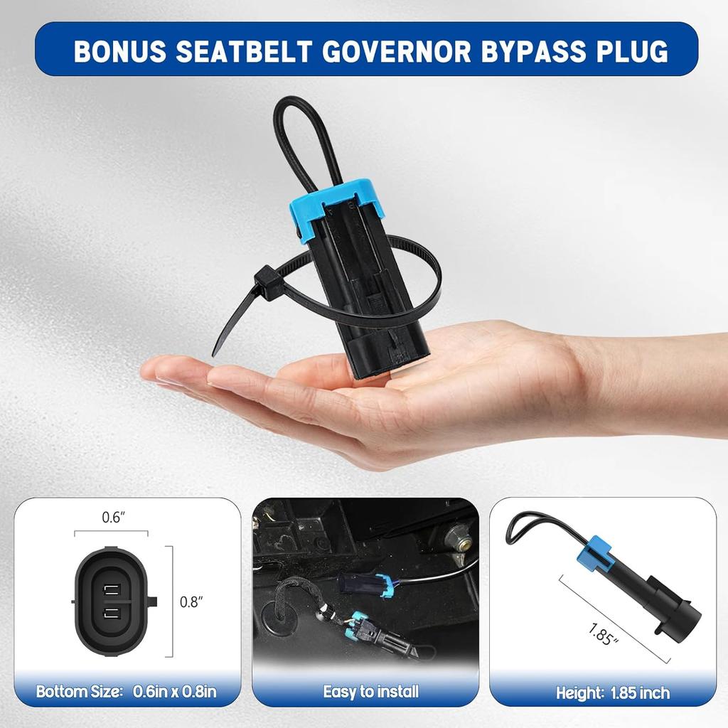 Ranger Rear View Mirror, UNIGT Center Convex Rearview Mirrors Compatible With 2017-2025 Polaris Ranger 500 570 900 XP 1000 XP/Crew Fits Factory