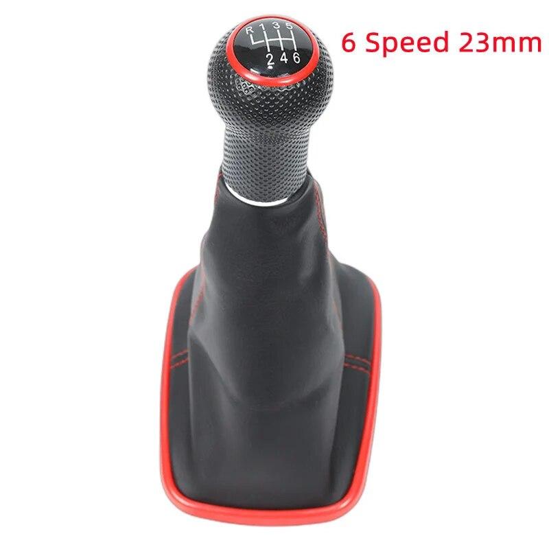 For Volkswagen VW 1999-2004 Golf 4 IV MK4 GTI R32 Bora Jetta 5/6 Speed 12mm / 23mm Car Gear Shift Knob Lever Shifter Gaitor Boot