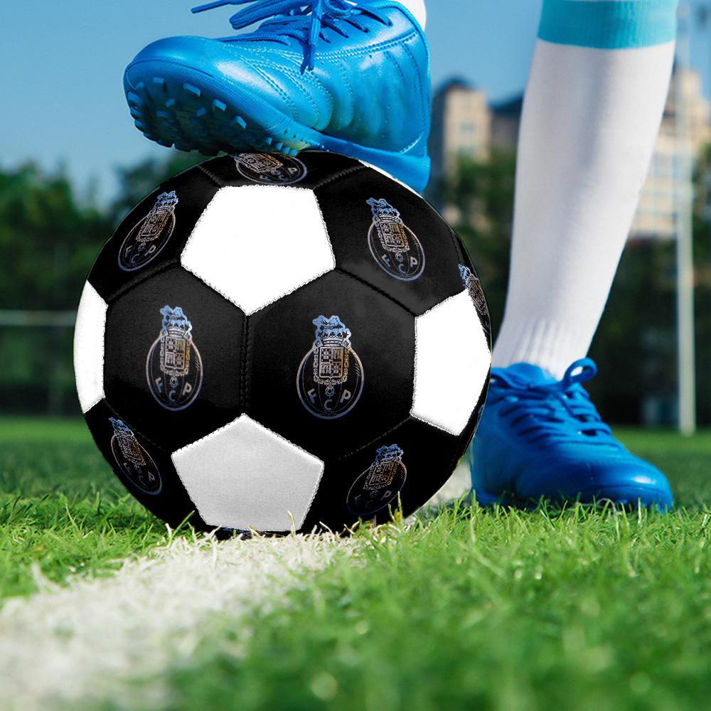 1PC FCP Size 5 Soccer Ball PrahaIndoor Soccer Ball Colorful All Ages Machine Stitched PVC Competition Ready Durable High-Bounce