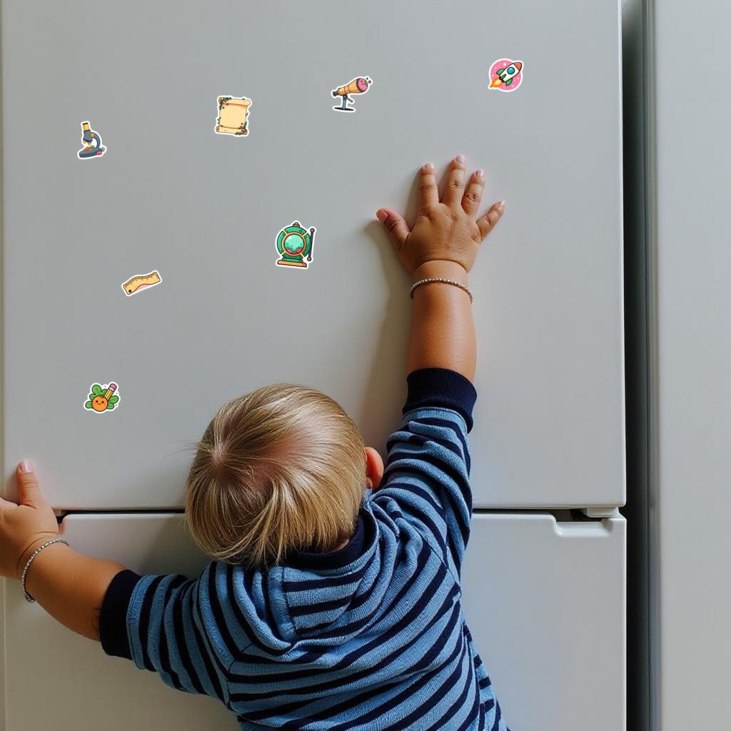 Cartoon Exploration Stickers Educational Education DIY Stickers Stickers For Guitar DIY Bicycle Skateboard Laptop