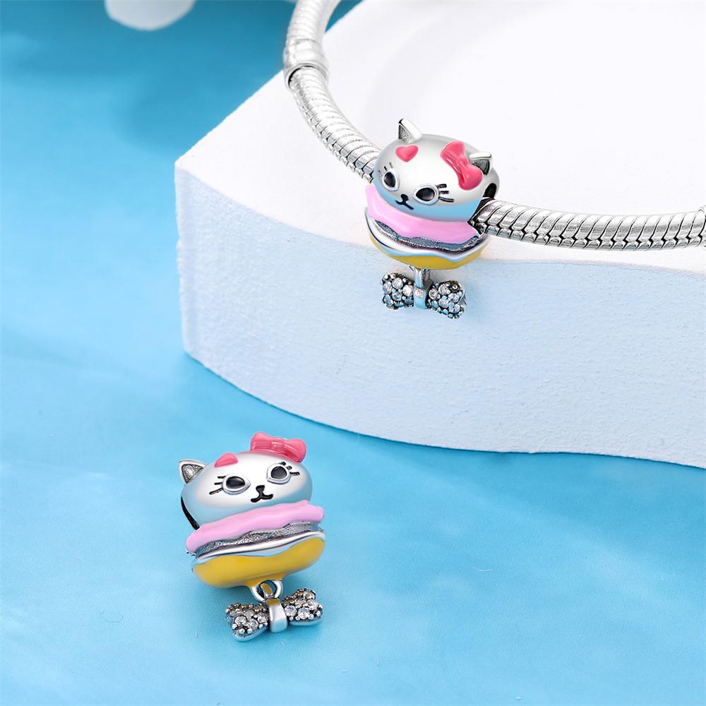 Charms Platacat Burger Beads Fit Originalbracelets Charms For Women Jewelry Diy Making Gifts