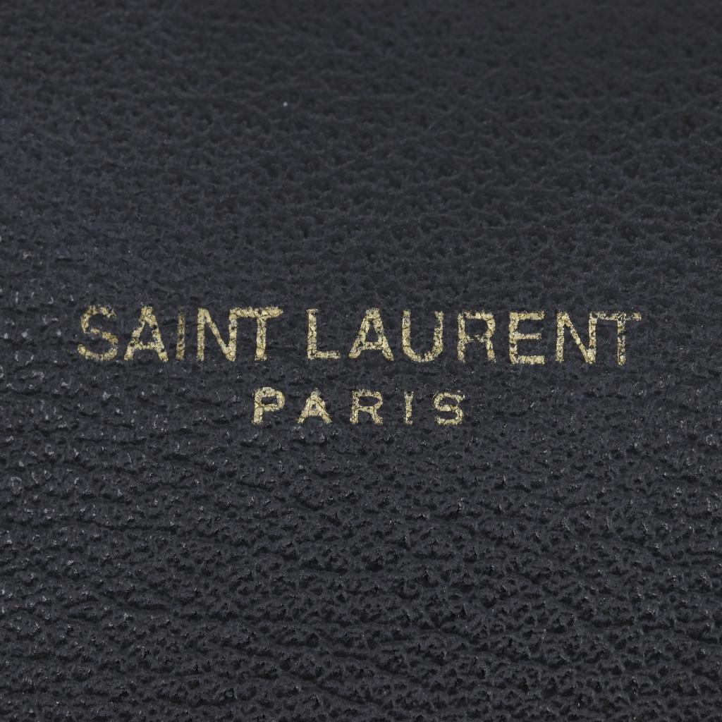 Saint Laurent Legetøj Indkøbstaske Håndtaske 600307 2VEJS Skulder sort Kalveskind Kvinder Brugt