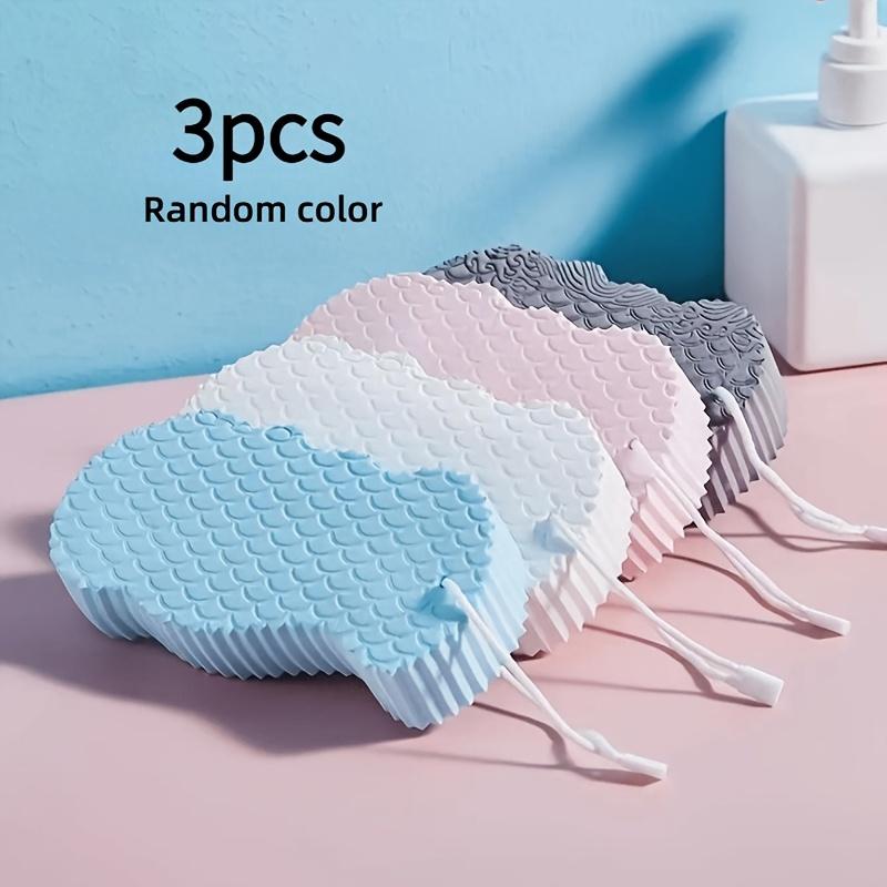 Ultra-Soft Bath Sponge/3D Shape Exfoliating/Gently Removes Dead Skin And Dirt/Massages to Cleanse And Brighten Skin