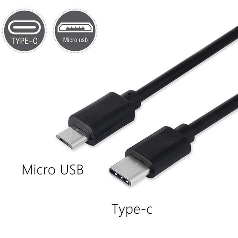 30cm/100cm Type C To Micro USB Cable Black USB-C Male To Micro USB Male Cable For Huawei For Xiaomi