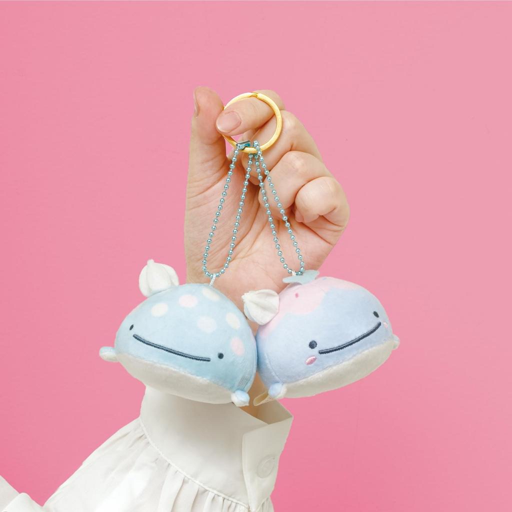 Round Hanging Plush Toy MO56101 San-X Jinbei-san Jinbei-san