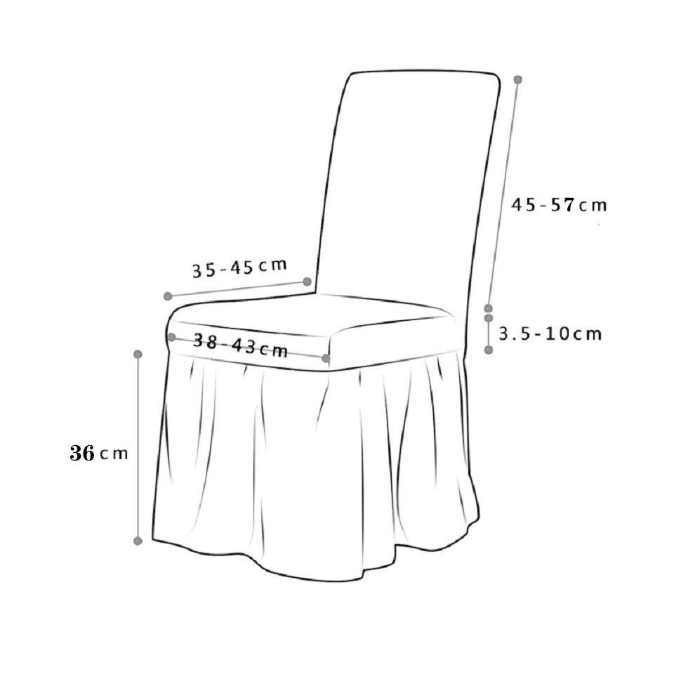1 Piece Bubble Lattice Elastic Chair Covers Office Chair Cover With Back Spandex Chair Covers For Kitchen/Dining Room