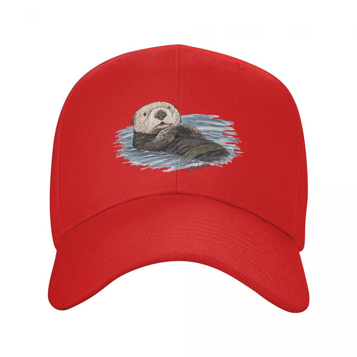 

Sea Otter Wildlife Animal Cartoon Cap Fashion Casual Baseball Caps Adjustable Hat Hip Hop Summer Unisex Baseball Hats One Size
