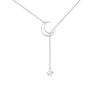 Collana a Nappa con Meteore Lunari Fan Qi: Elegante Ciondolo Bimetallico da Donna, Design Lussuoso e Temperamento alla Moda, Perfetto per le Migliori Amiche.