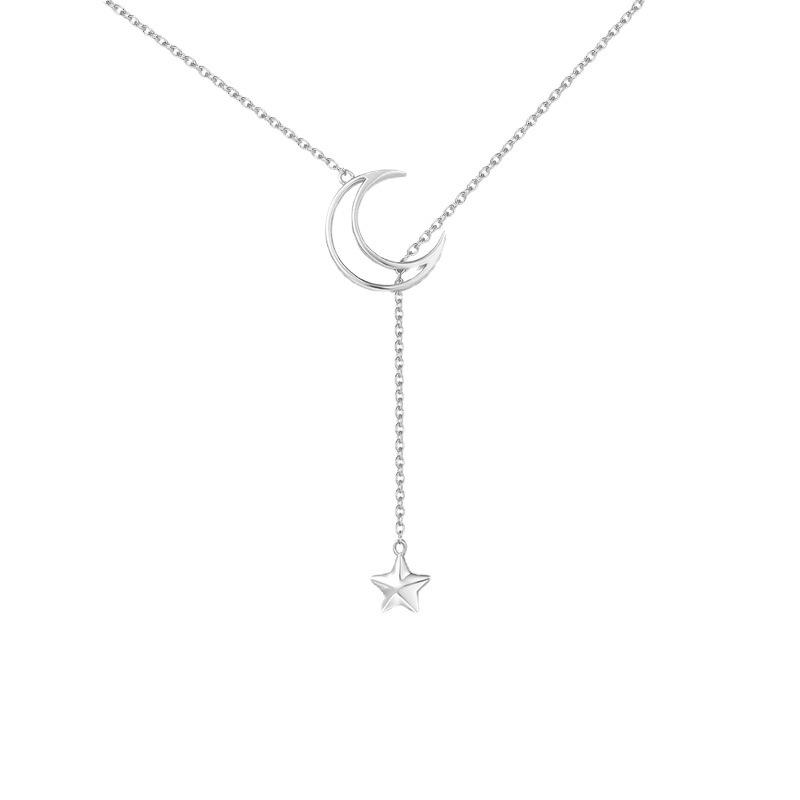 Collana a Nappa con Meteore Lunari Fan Qi: Elegante Ciondolo Bimetallico da Donna, Design Lussuoso e Temperamento alla Moda, Perfetto per le Migliori Amiche.