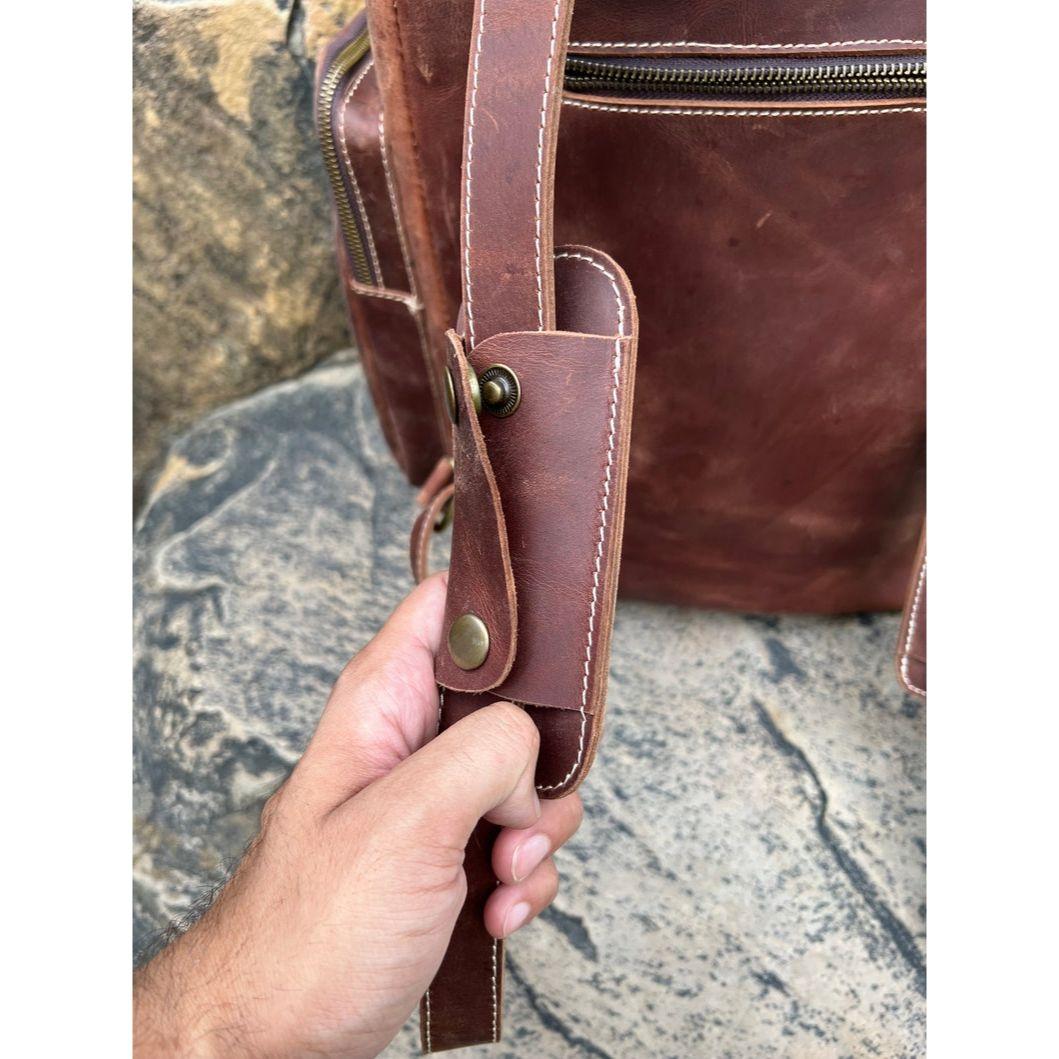 Кожаный рюкзак — фото 2