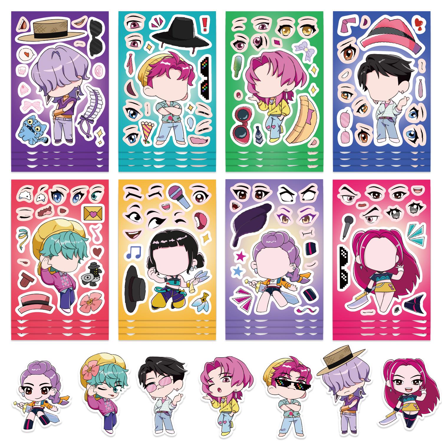 Monster Hunter Witch Stickers: Waterproof Decorative Stationery for Luggage and Journals