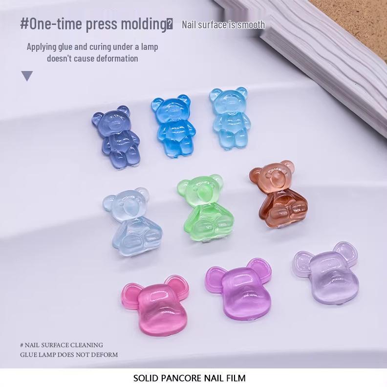 Brutal Bear 3D Nail Art Palette - Square Color Display Cards