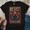 Resist Fascism Graphic Tee: Activist Anti-Fascist Unisex Shirt Casual Fashion Short Sleeve T Shirt Casual Female O-Neck Tops