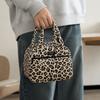Durable Lunch Tote Bag Portable Food Container Bag Polka Dots Insulated Lunch Bag  Office