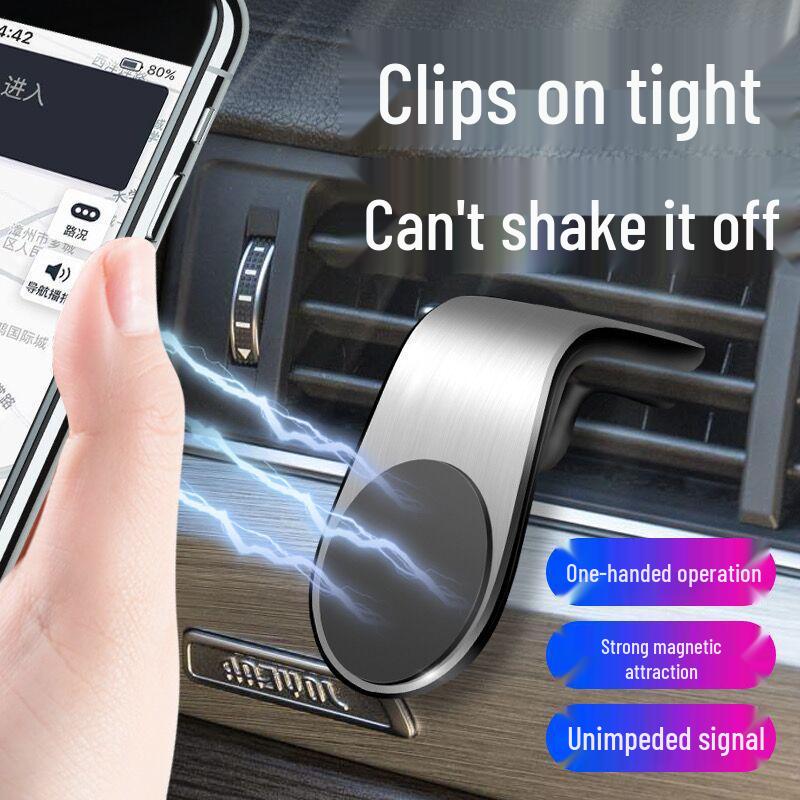 Suporte Magnético para Celular de Ventilação de Ar F3 com Suporte para Navegação