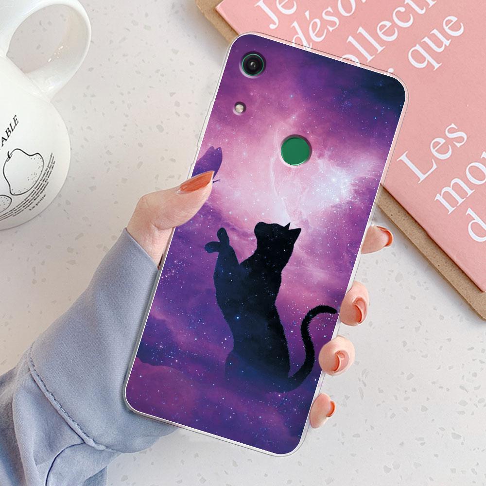 For Honor 8A Case Cover Honor 8A Pro Chic Girl Marble Silicone Clear Phone Cases for Honor 8A JAT-LX1 8 A Honor 8A Prime Bumper