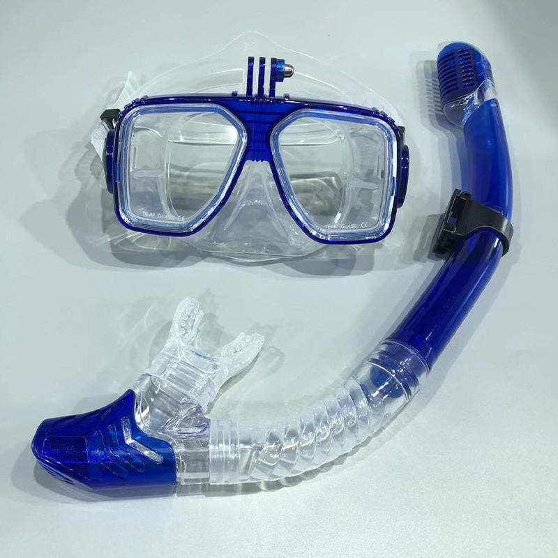 Snorkel Mask Anti-Fog Diving Glasses Professional Snorkeling Gear Swimming