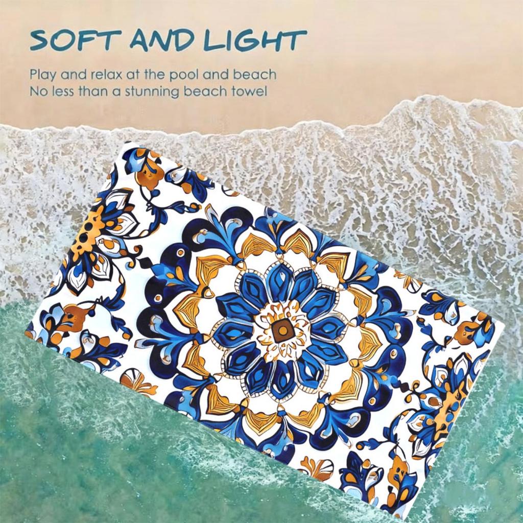Extra Large Plush Absorbent Luxury Oversized Beach Towel | Strong Wrapping Properties, Suitable For Camping, Yoga, Polyester, Vi